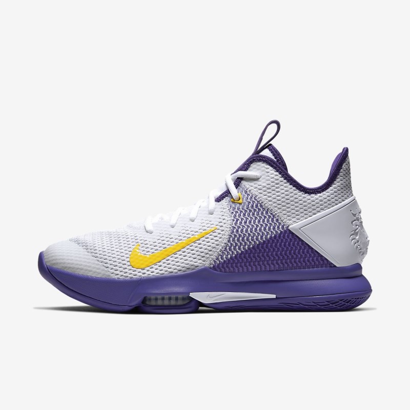 Nike LeBron Witness 4 メンズ バスケットシューズ 白 | EE4151-597