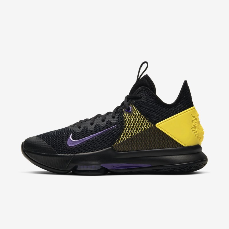 Nike LeBron Witness 4 レディース バスケットシューズ 黒 | WQ9280-629