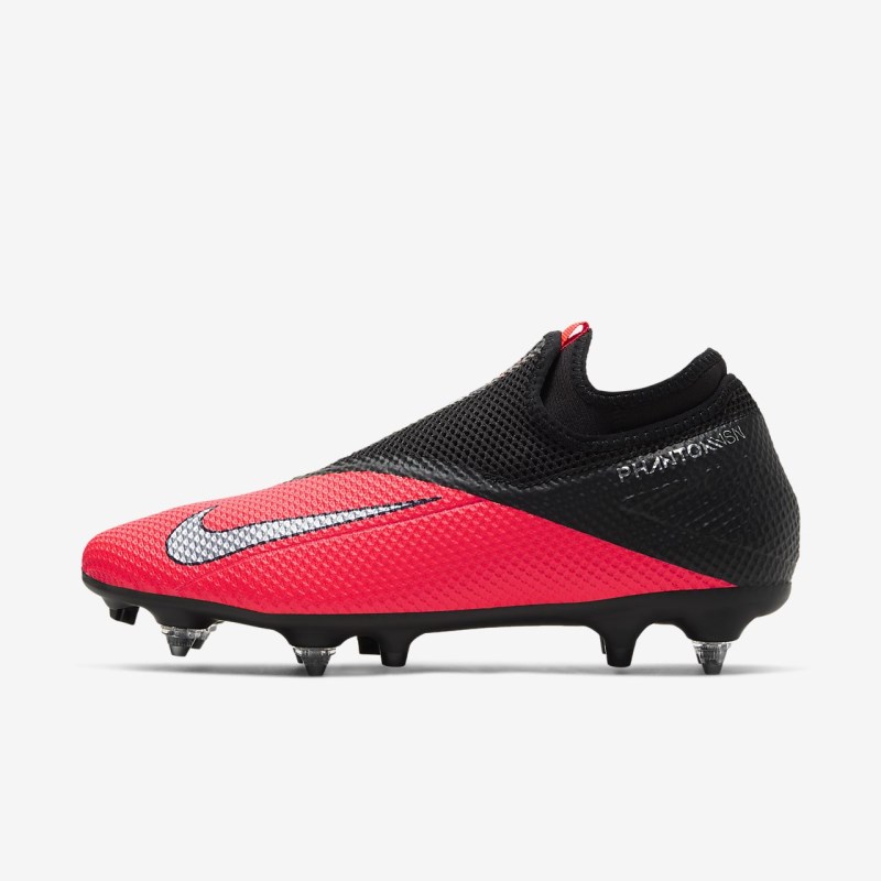 Nike Phantom Vision 2 Academy Dynamic フィット SG-PRO Anti-Clog Traction メンズ サッカーシューズ 赤 | XI4916-149