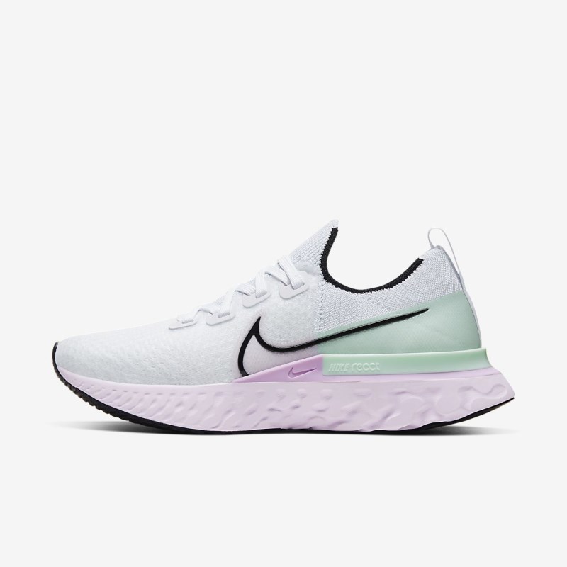 Nike React Infinity ラン フライニット レディース ウォーキングシューズ 白 | HJ6061-723