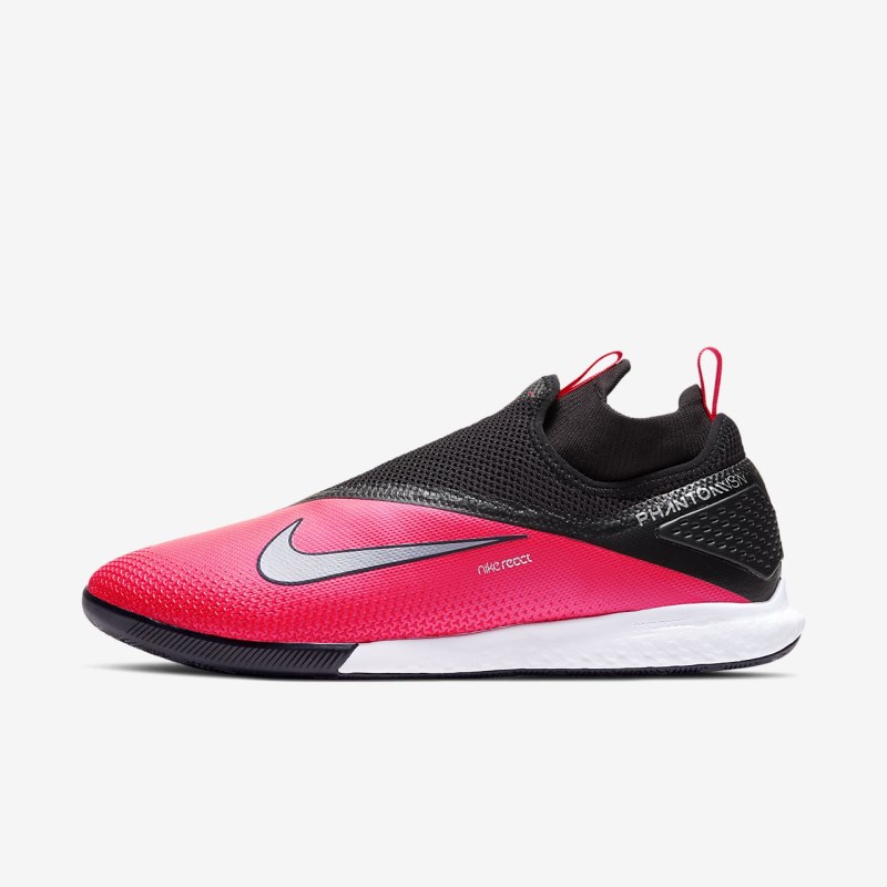 Nike React Phantom Vision 2 Pro Dynamic フィット IC レディース サッカーシューズ 赤 | QA0174-214