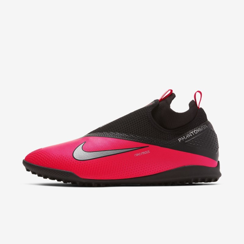 Nike React Phantom Vision 2 Pro Dynamic フィット TF レディース サッカーシューズ 赤 | TJ5012-823