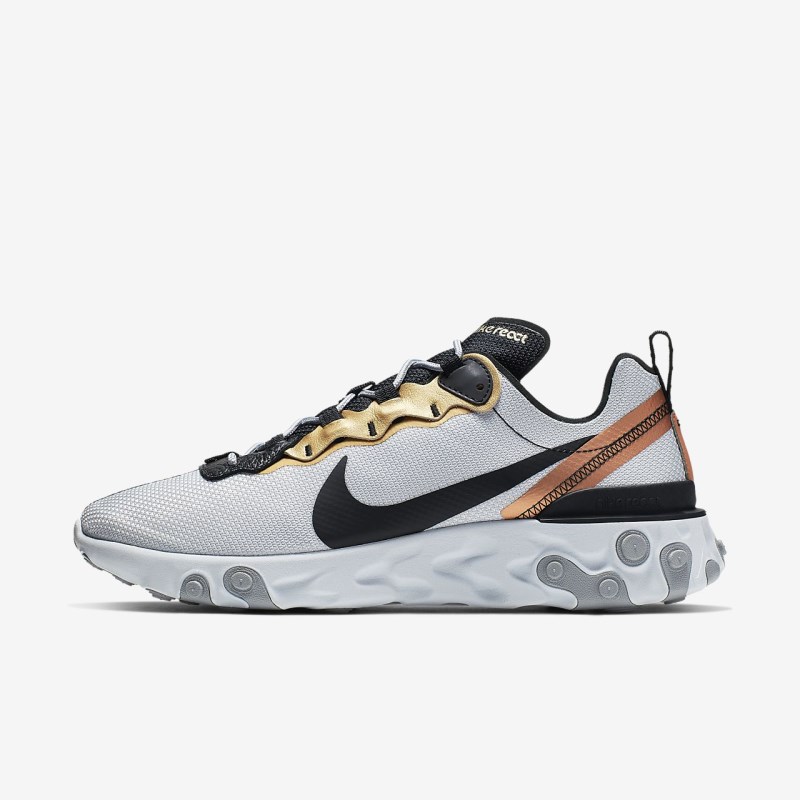 Nike React エレメント 55 メンズ スニーカー 白 | FB7455-914
