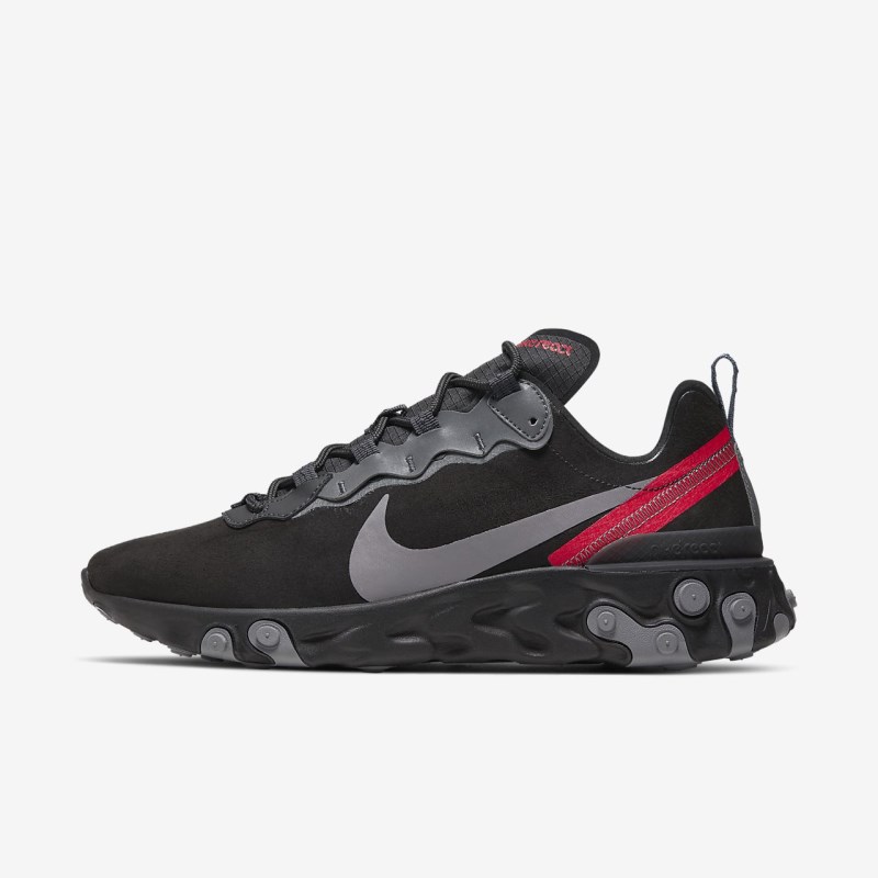 Nike React エレメント 55 メンズ スニーカー 黒 | MY9327-571