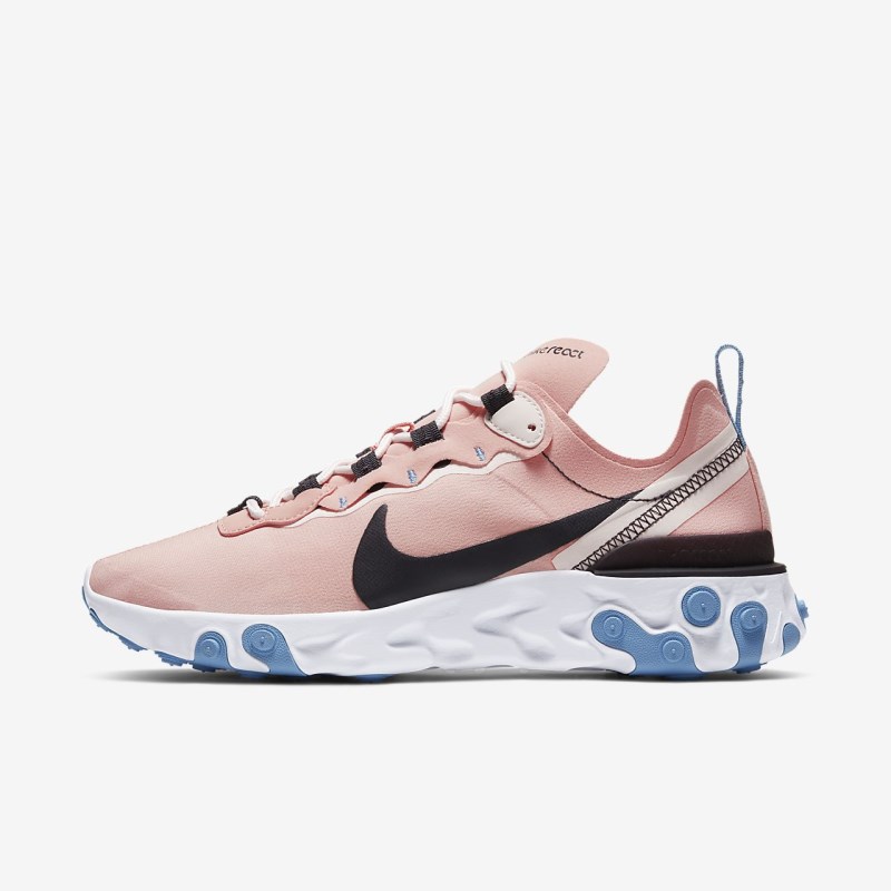 Nike React エレメント 55 レディース スニーカー コーラル 色 | VY3242-439