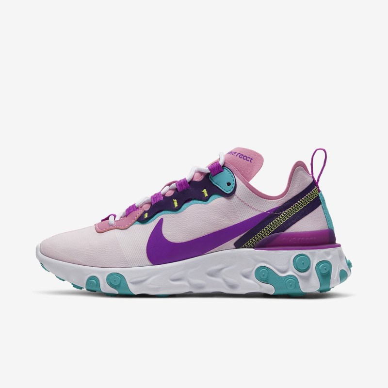 Nike React エレメント 55 レディース スニーカー ピンク | SP0747-041