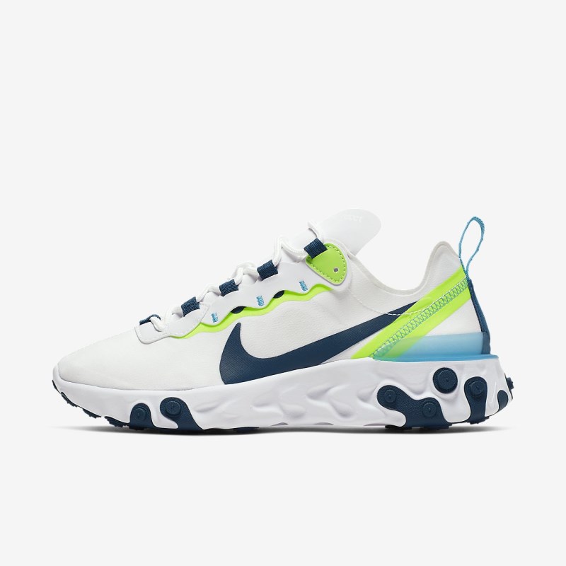 Nike React エレメント 55 レディース スニーカー 白 | QL7743-641