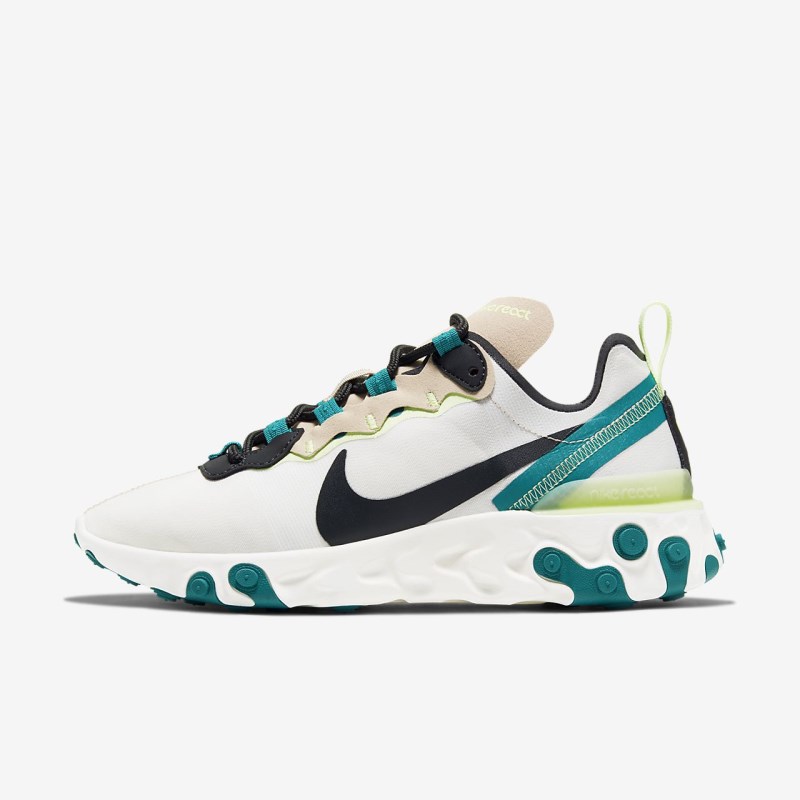 Nike React エレメント 55 レディース スニーカー 白 | YE5165-321