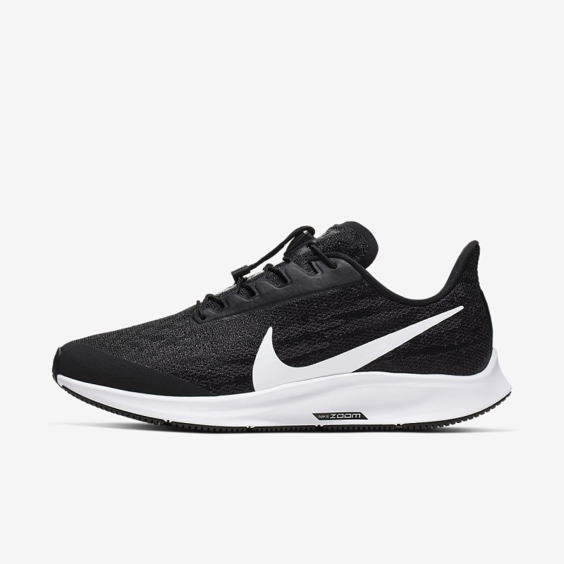 Nike エア ズーム ペガサス 36 FlyEase レディース ランニングシューズ 黒 | UI1609-280
