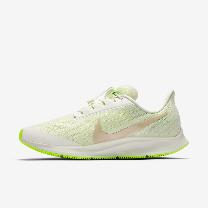 Nike エア ズーム ペガサス 36 FlyEase レディース ランニングシューズ ベージュ | XW1619-485
