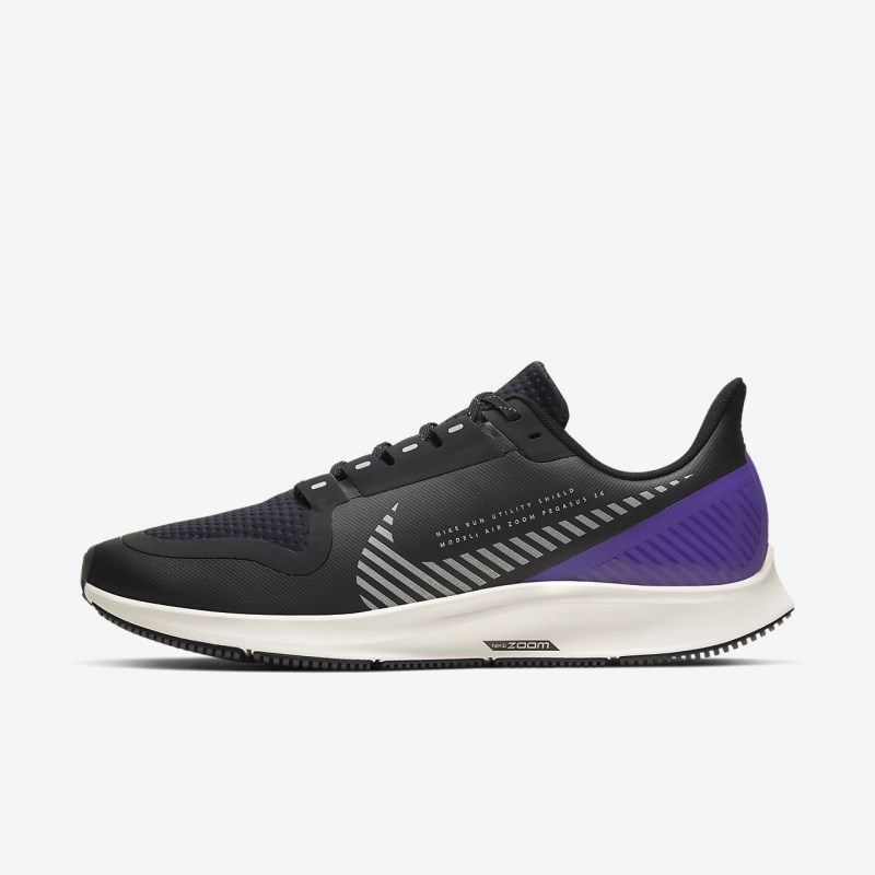 Nike エア ズーム ペガサス 36 Shield メンズ ランニングシューズ 黒 | PD6024-920