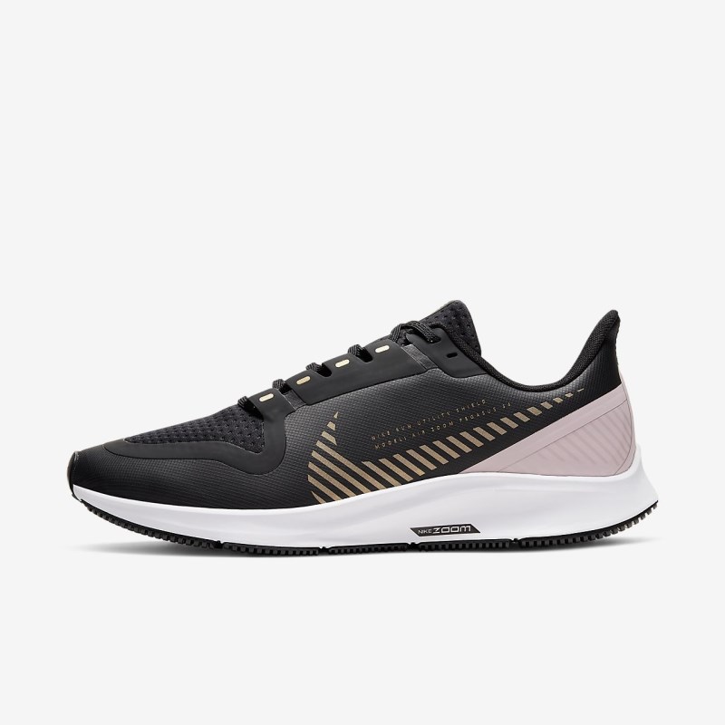 Nike エア ズーム ペガサス 36 Shield レディース ランニングシューズ 暗グレー | RH1386-477