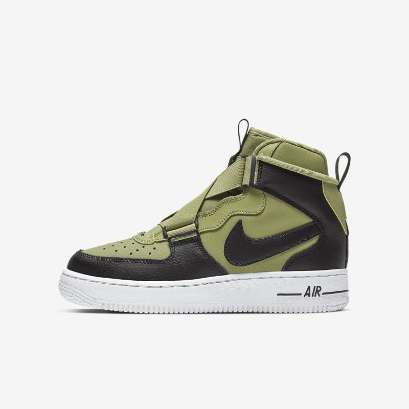 Nike エア フォース 1 Highness キッズ スニーカー オリーブ | TM1734-310