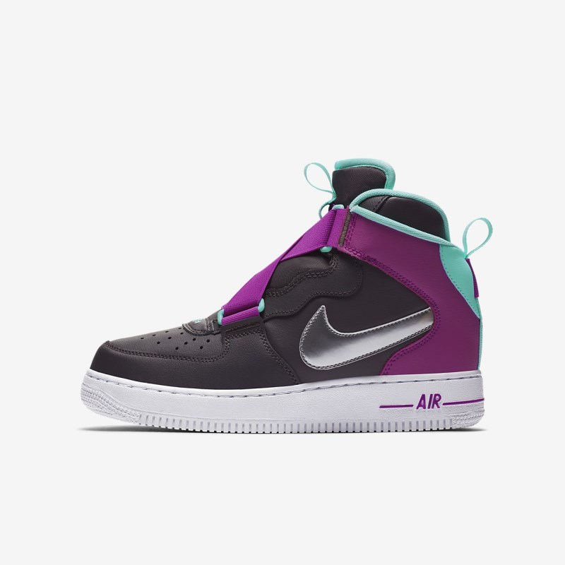 Nike エア フォース 1 Highness キッズ スニーカー グレー | RB5110-679