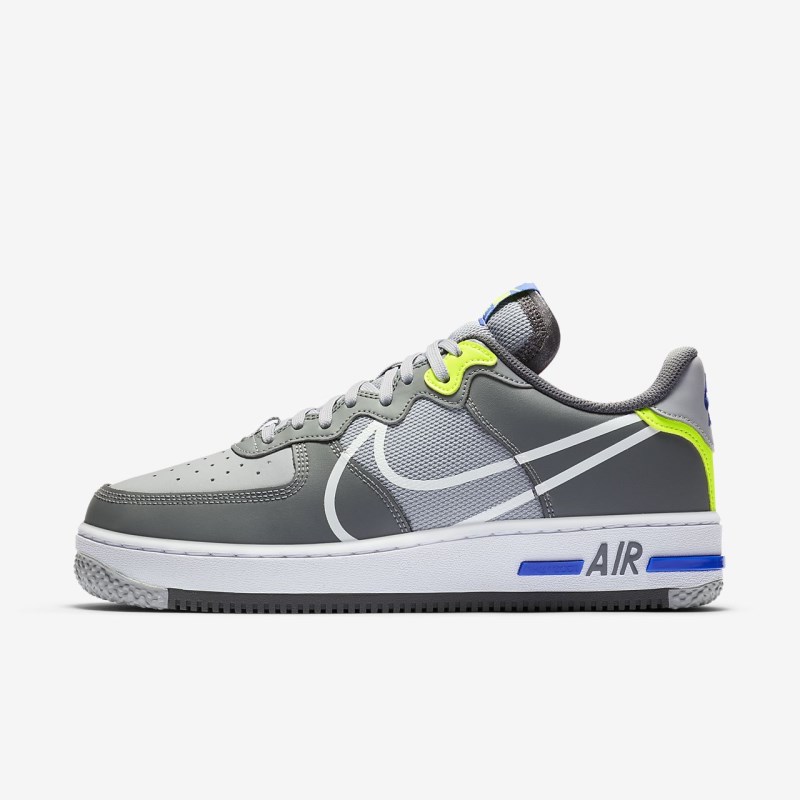 Nike エア フォース 1 React メンズ スニーカー グレー | RD1309-407