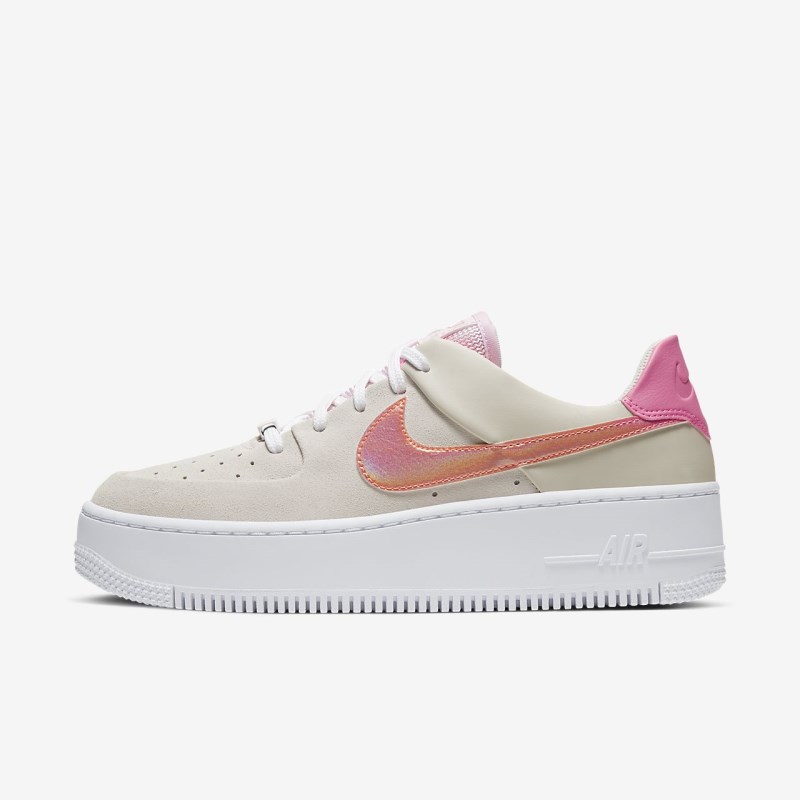 Nike エア フォース 1 Sage ロー キッズ スニーカー ベージュ | TP8236-659