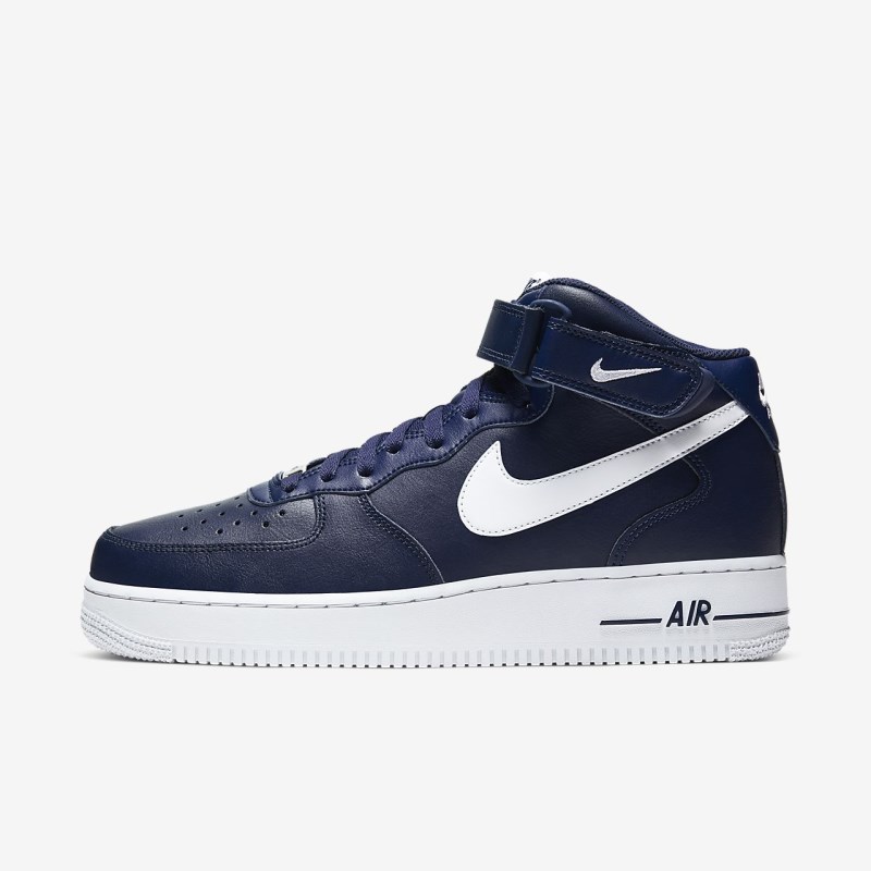 Nike エア フォース 1 ミッドカット '07 メンズ スニーカー 暗青 | NP9719-700