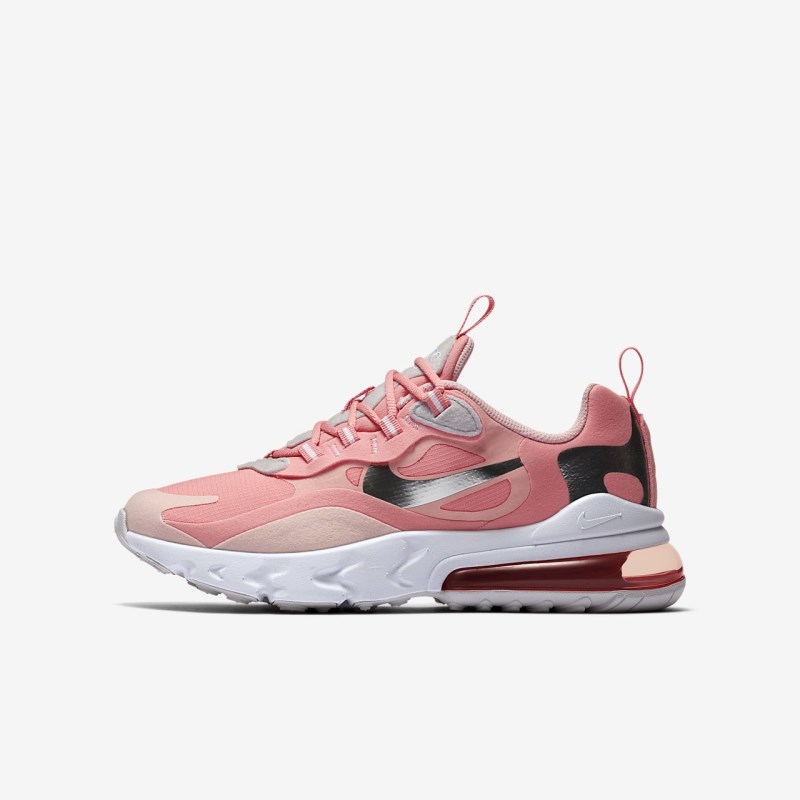 Nike エア マックス 270 React キッズ スニーカー コーラル 色 | MY4651-645