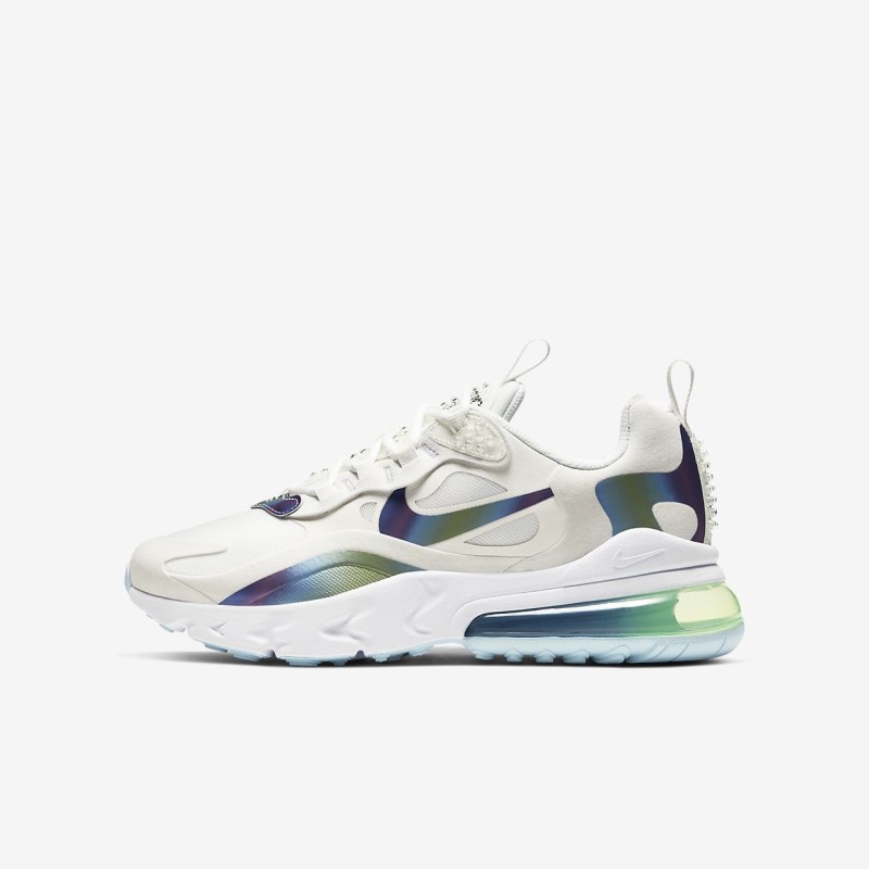 Nike エア マックス 270 React キッズ スニーカー 白 | BQ4989-948