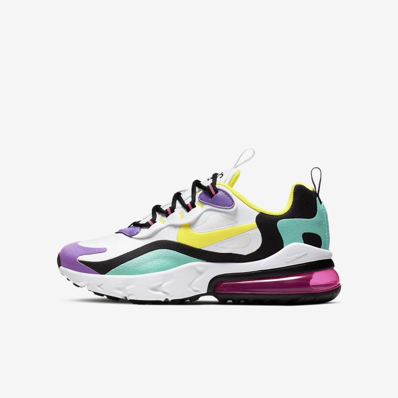 Nike エア マックス 270 React キッズ スニーカー 白 | JV7891-813