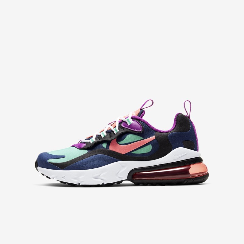 Nike エア マックス 270 React キッズ スニーカー 青 | BE2264-602