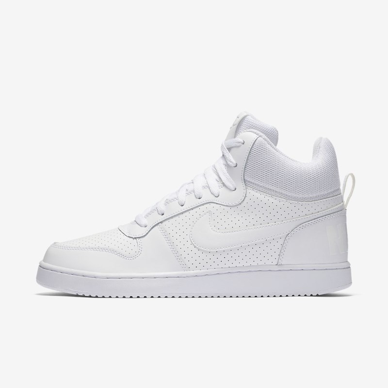 Nike コート Borough ミッドカット メンズ スニーカー 白 | CA1081-368