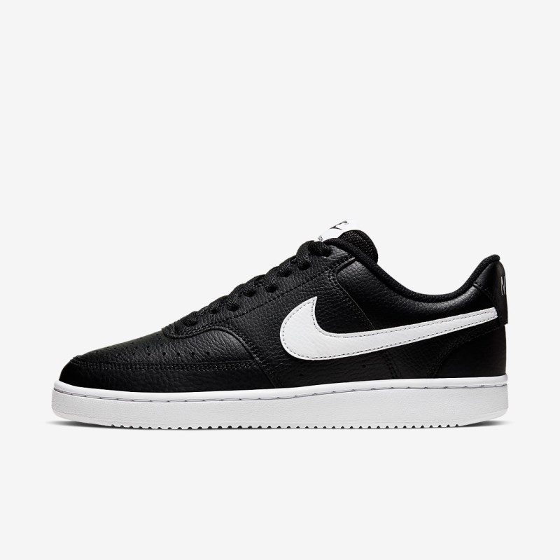 Nike コート Vision ロー レディース スニーカー 黒 | CJ8638-906