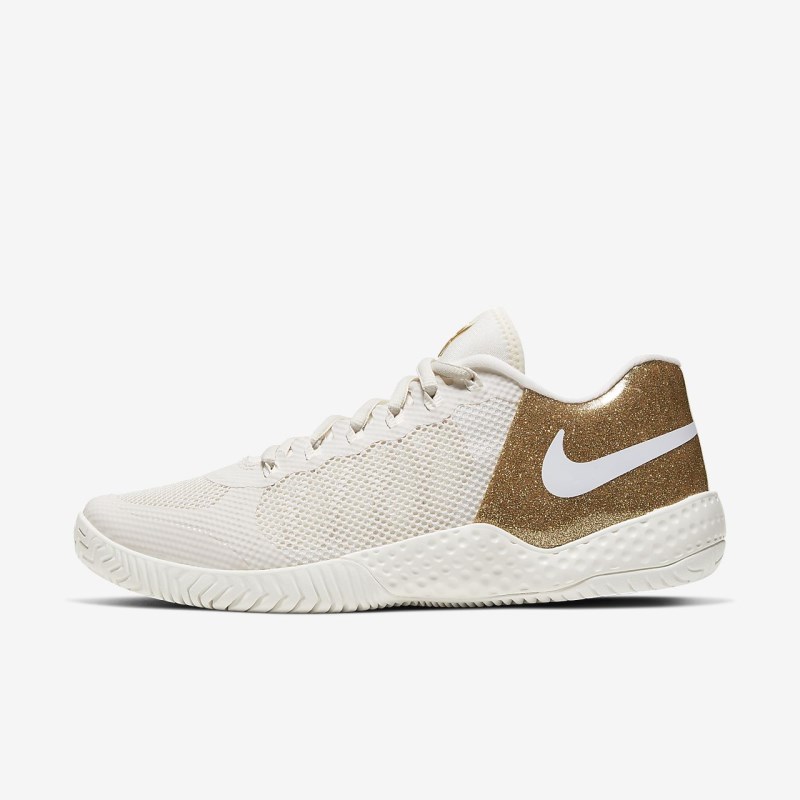 Nike コート フレア 2 レディース テニスシューズ ゴールド | CA2262-519