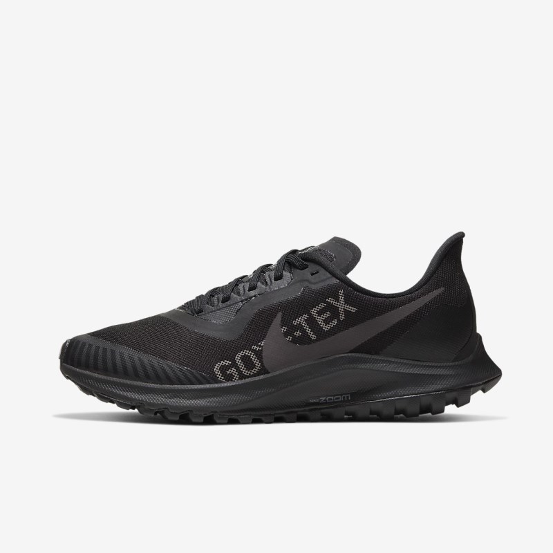 Nike ズーム ペガサス 36 トレイル GORE-TEX レディース ランニングシューズ 黒 | XM9414-251