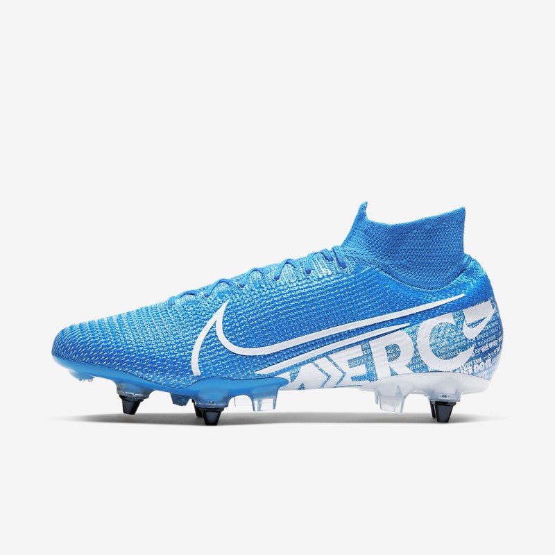 Nike マーキュリアル Superfly 7 エリート SG-PRO Anti-Clog Traction メンズ サッカーシューズ 青 | JK2497-049
