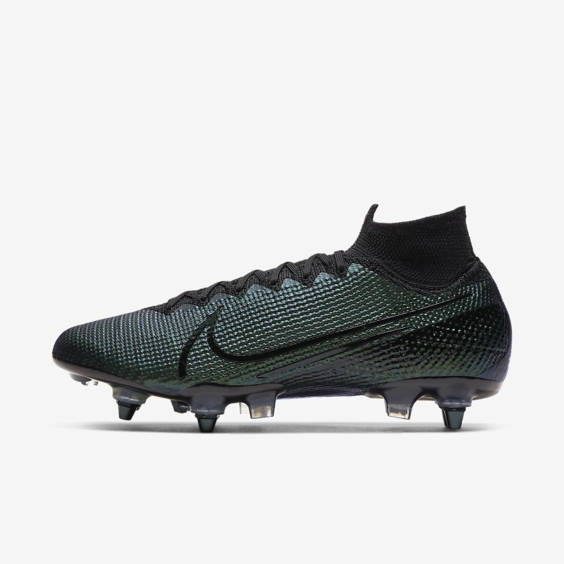 Nike マーキュリアル Superfly 7 エリート SG-PRO Anti-Clog Traction レディース サッカーシューズ 黒 | SC6502-160