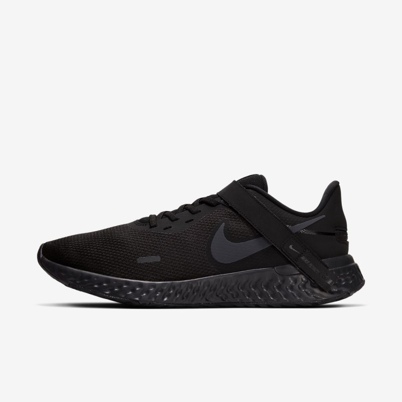 Nike レボリューション 5 FlyEase メンズ ランニングシューズ 黒 | KL9308-407
